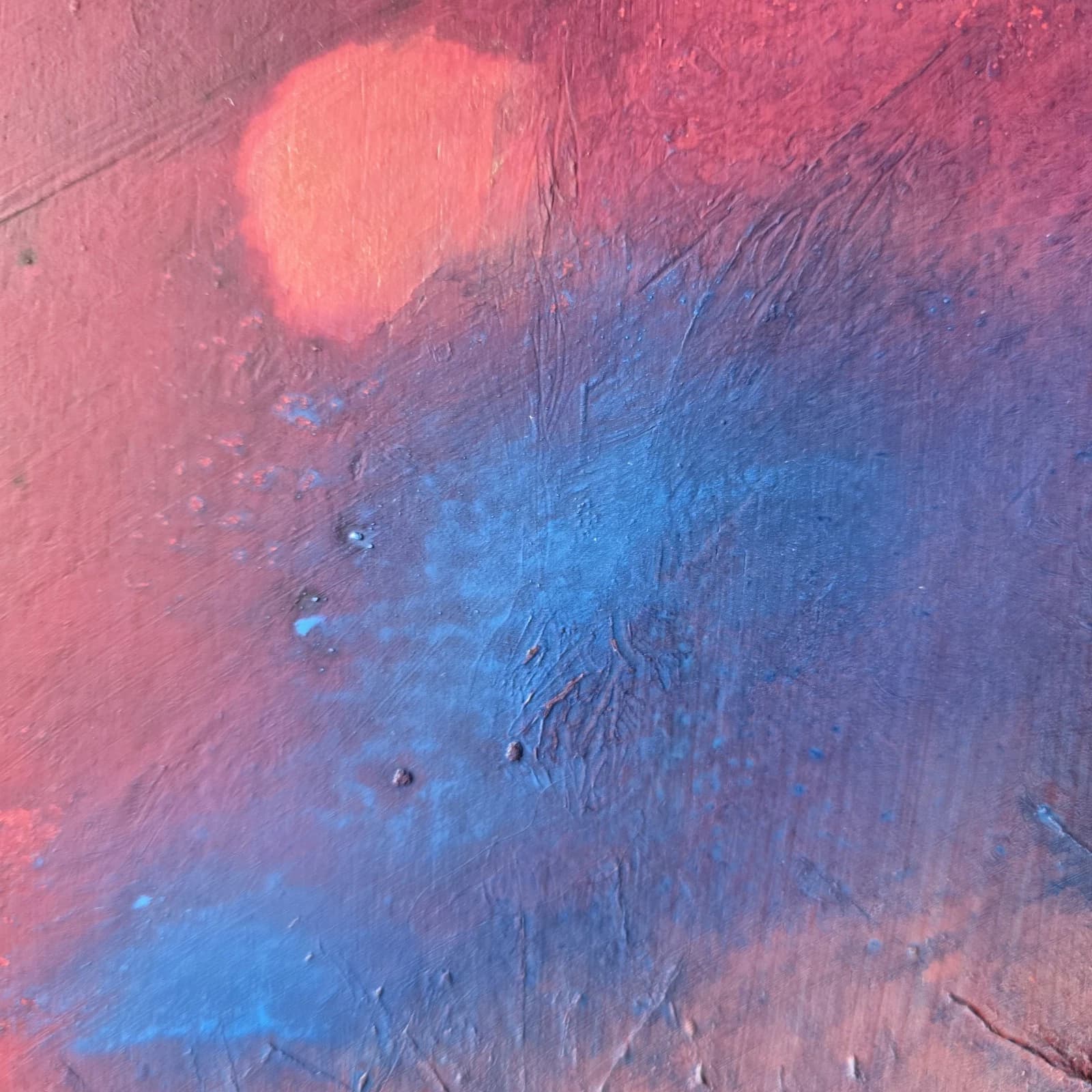 Acrylic Ink Floral Meadow Moody Landscape Moonlit Textured Striking thumbnail 22