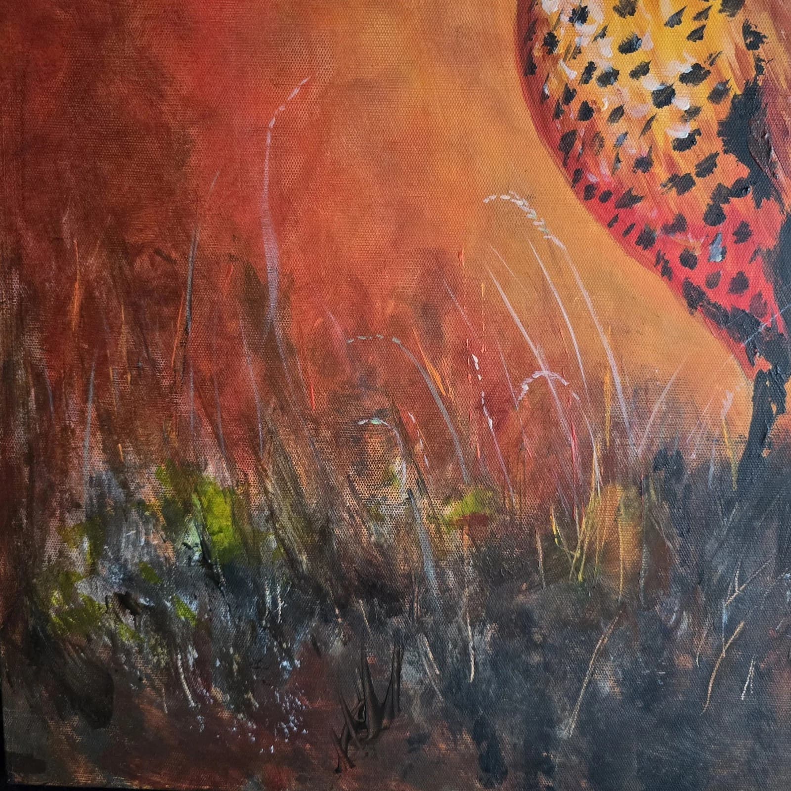 Acrylic Painting Pheasant Game Bird Wildlife Art Canvas thumbnail 12