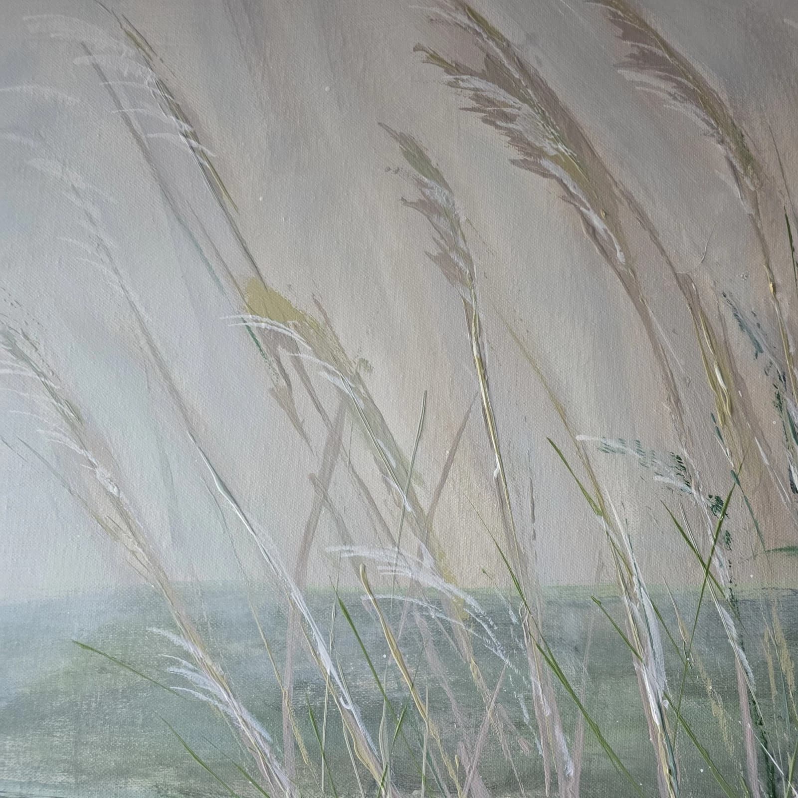 Extra Large 1.5m X 1m Landscape Painting Coastal Floral Calming thumbnail 21