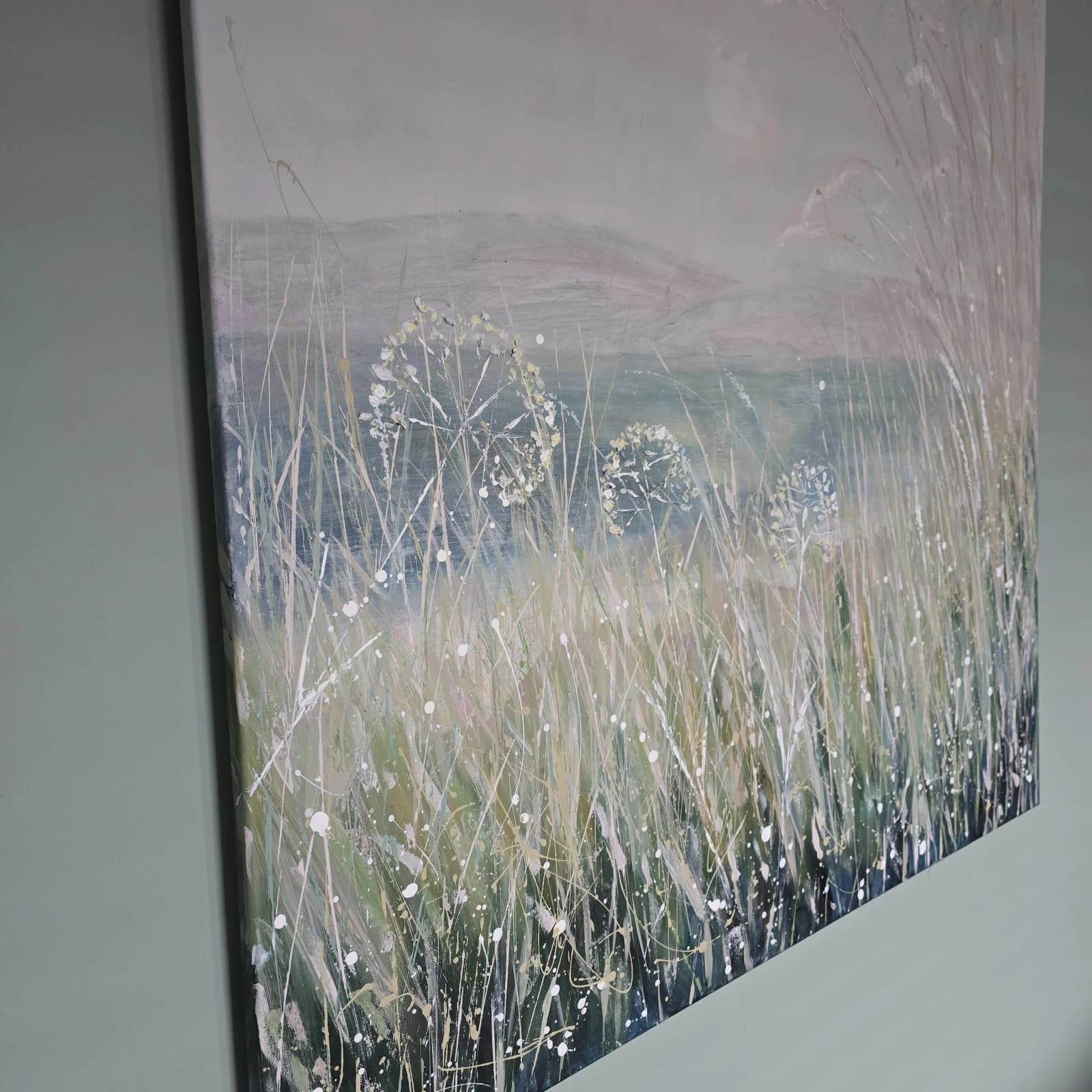Extra Large 1m X 1m Landscape Painting Floral Calming thumbnail 12