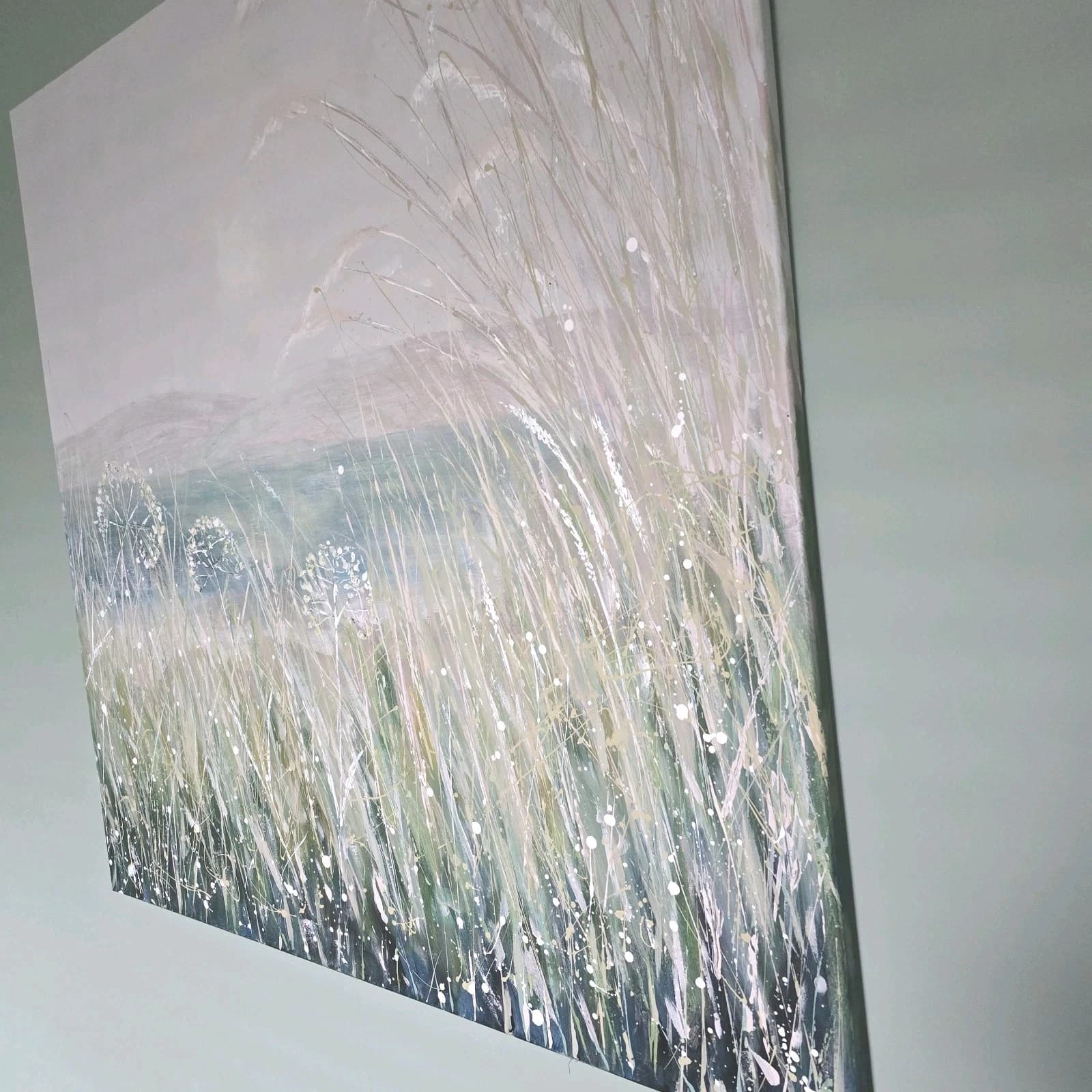 Extra Large 1m X 1m Landscape Painting Floral Calming thumbnail 13