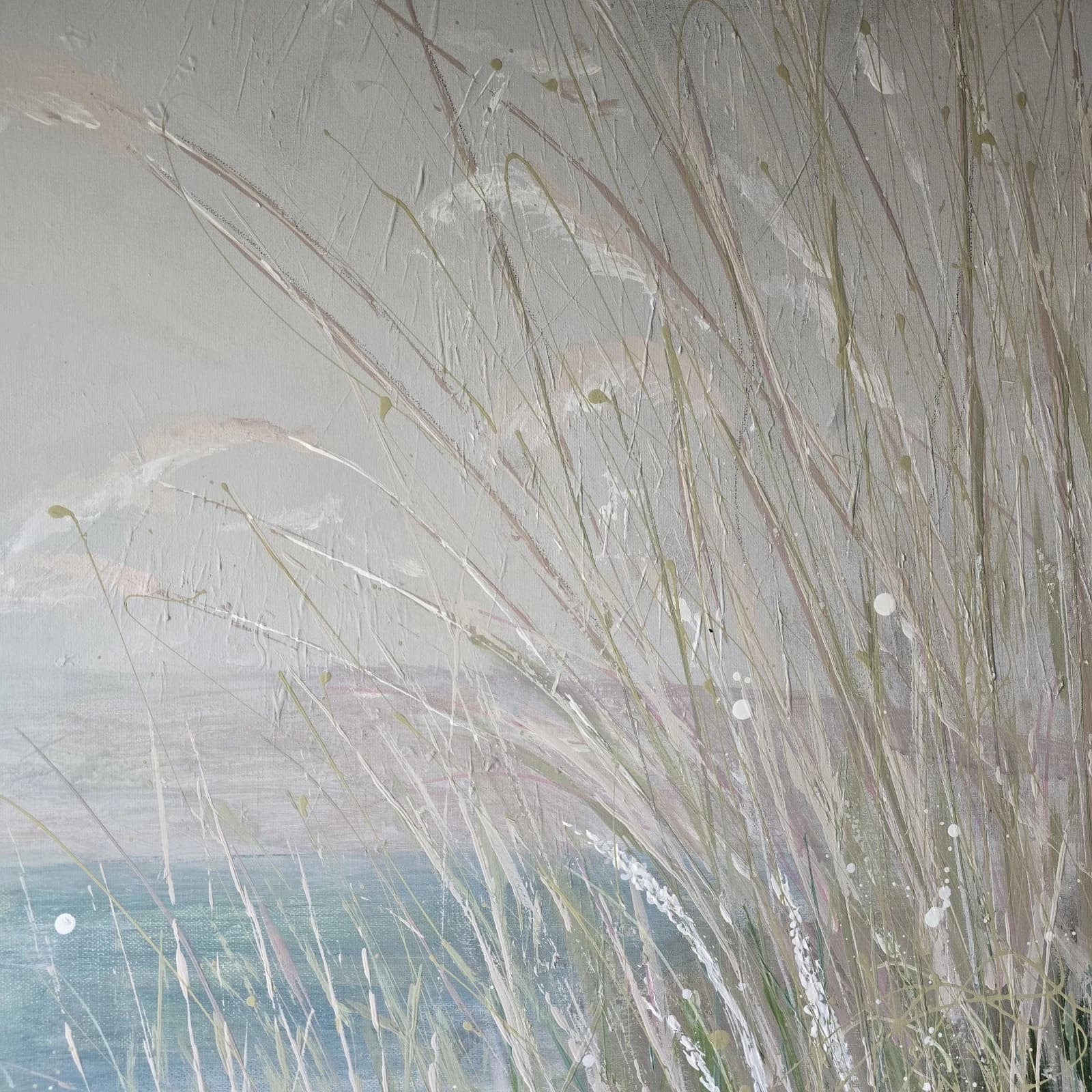 Extra Large 1m X 1m Landscape Painting Floral Calming thumbnail 18