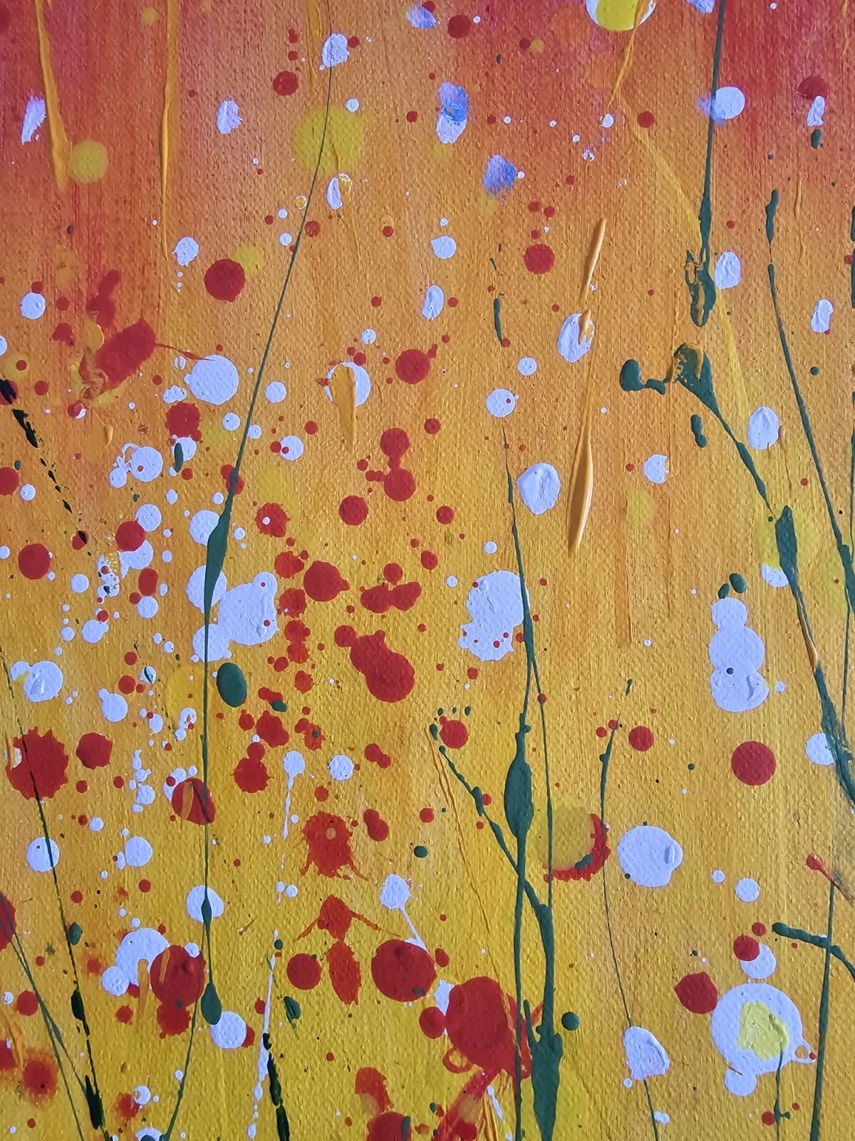 Hare in Flowers Large 1mx1m Acrylic Painting Easter Spring Gift thumbnail 16