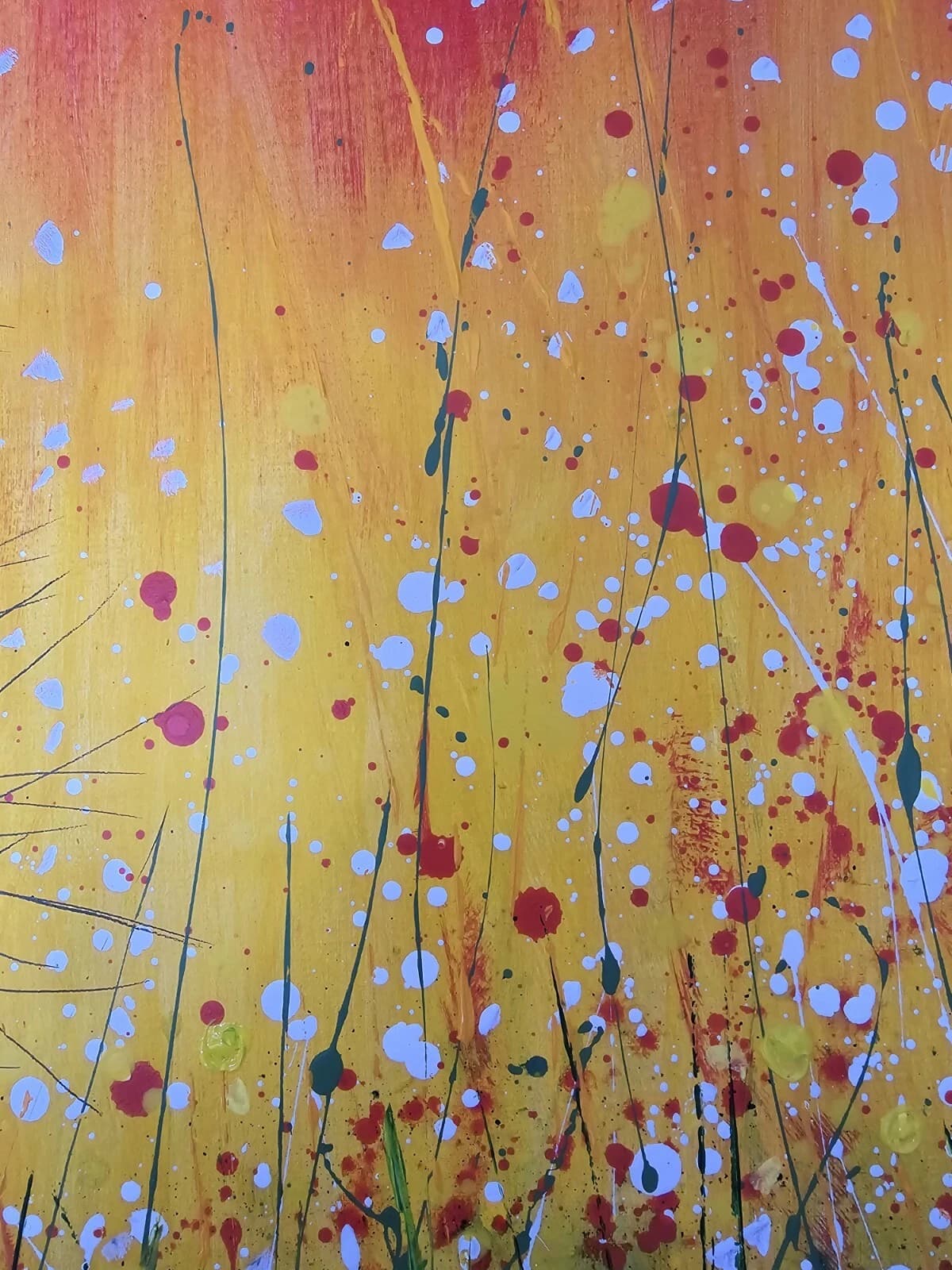Hare in Flowers Large 1mx1m Acrylic Painting Easter Spring Gift thumbnail 20