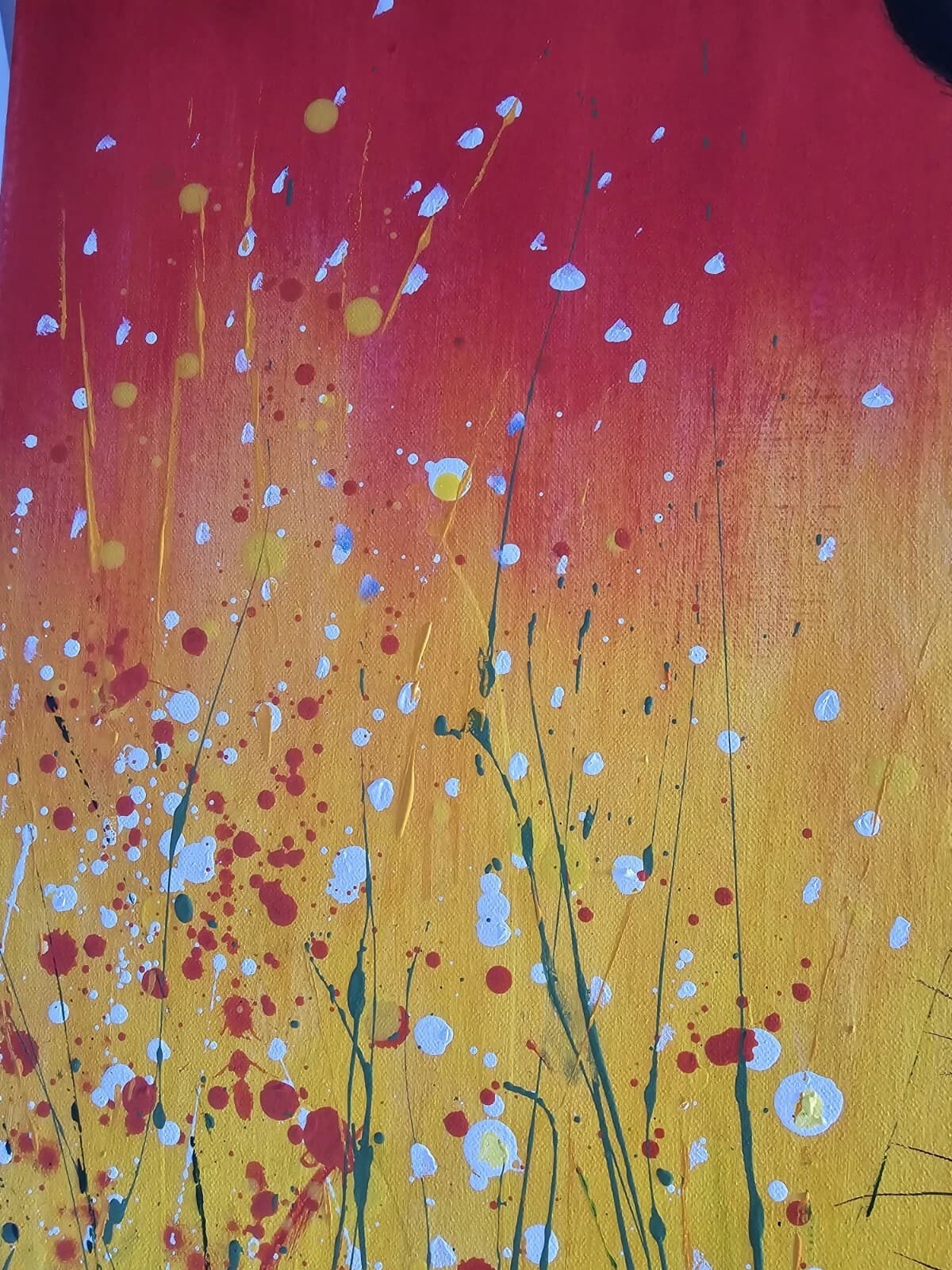 Hare in Flowers Large 1mx1m Acrylic Painting Easter Spring Gift thumbnail 22