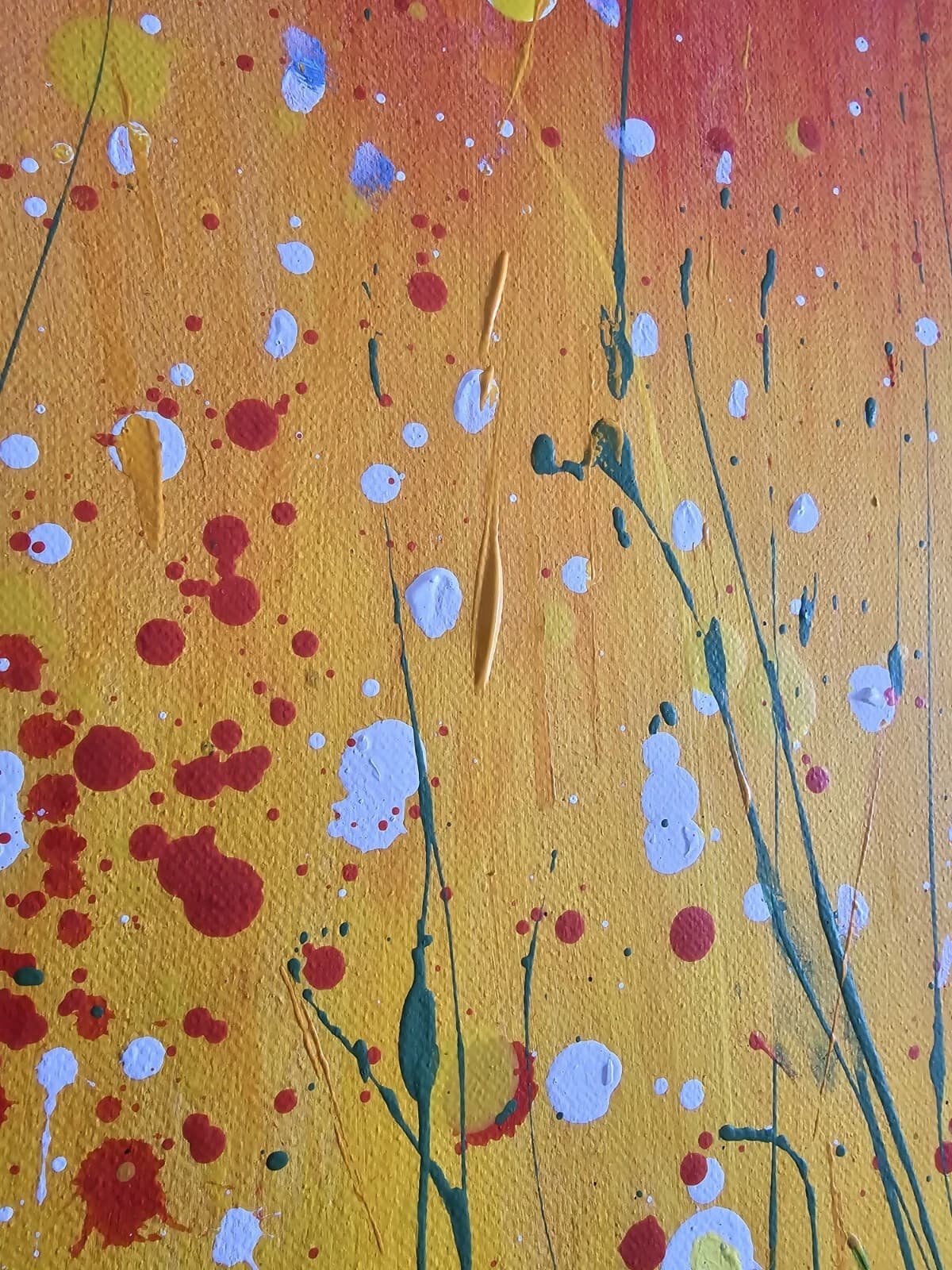 Hare in Flowers Large 1mx1m Acrylic Painting Easter Spring Gift thumbnail 10