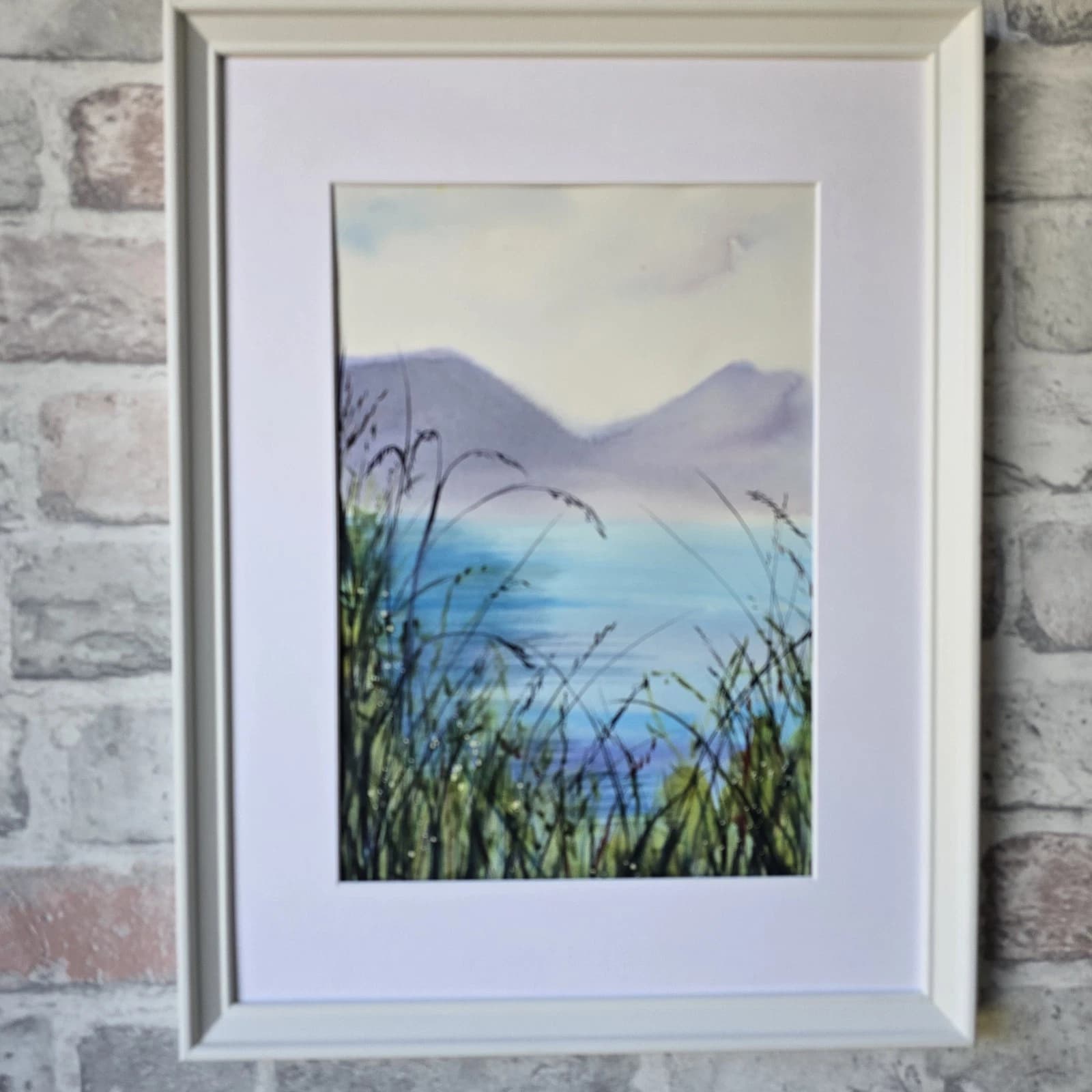 Landscape Watercolour Painting Lake District Contemporary Framed thumbnail 8