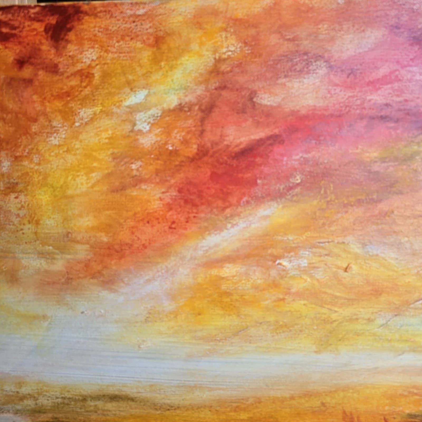 Large Lake District Sunset Painting thumbnail 6
