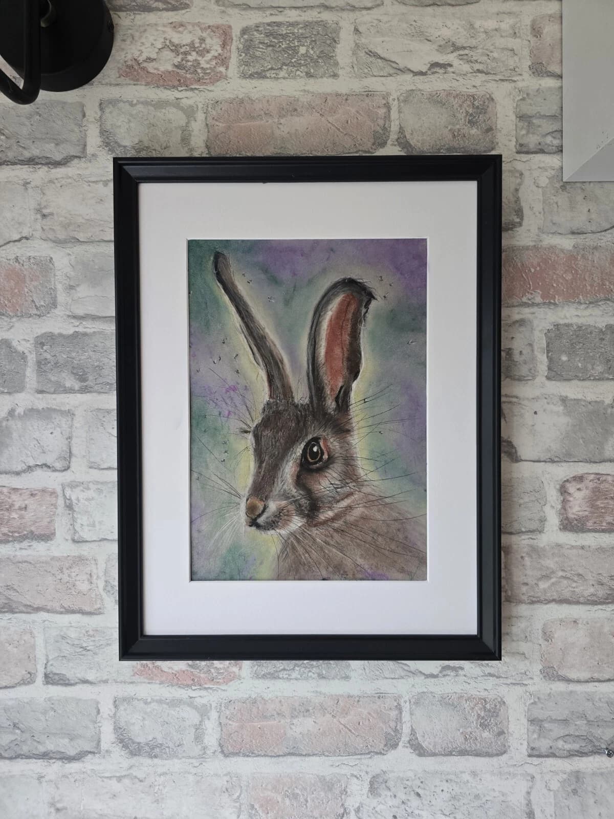 Painting Hare Framed thumbnail 3
