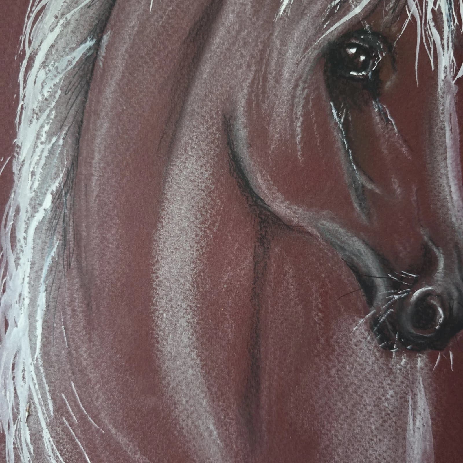 Pastel Painting Unicorn Framed thumbnail 13