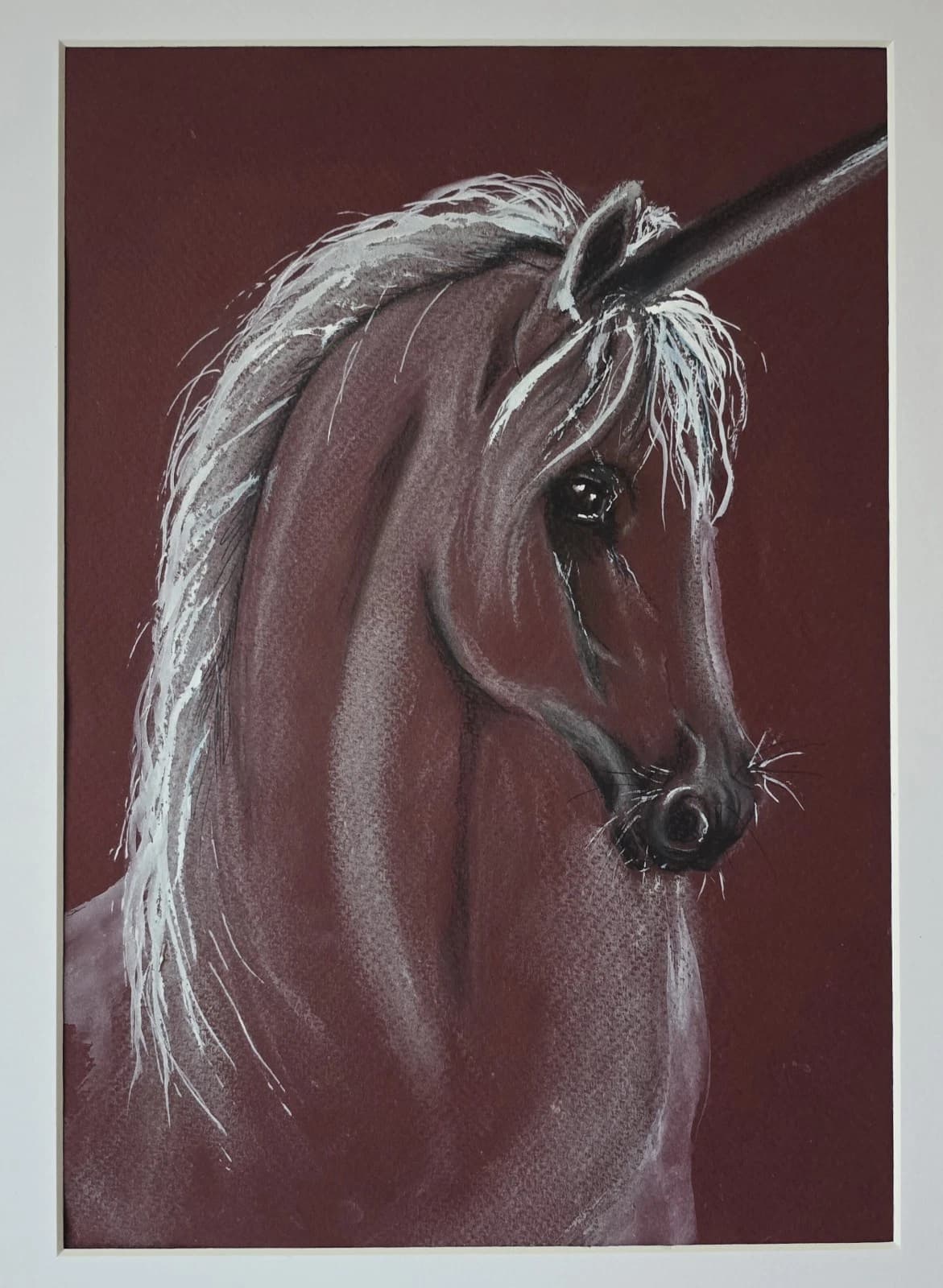 Pastel Painting Unicorn Framed thumbnail 18