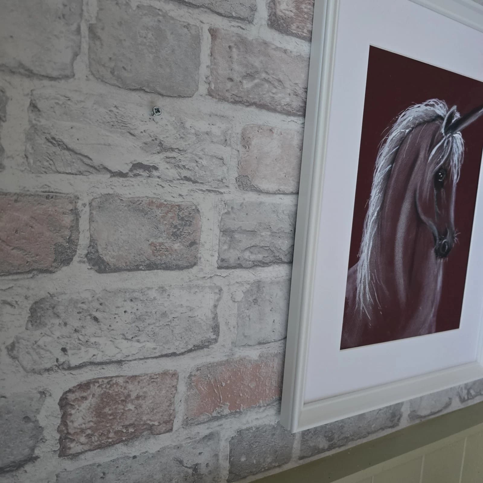 Pastel Painting Unicorn Framed thumbnail 9