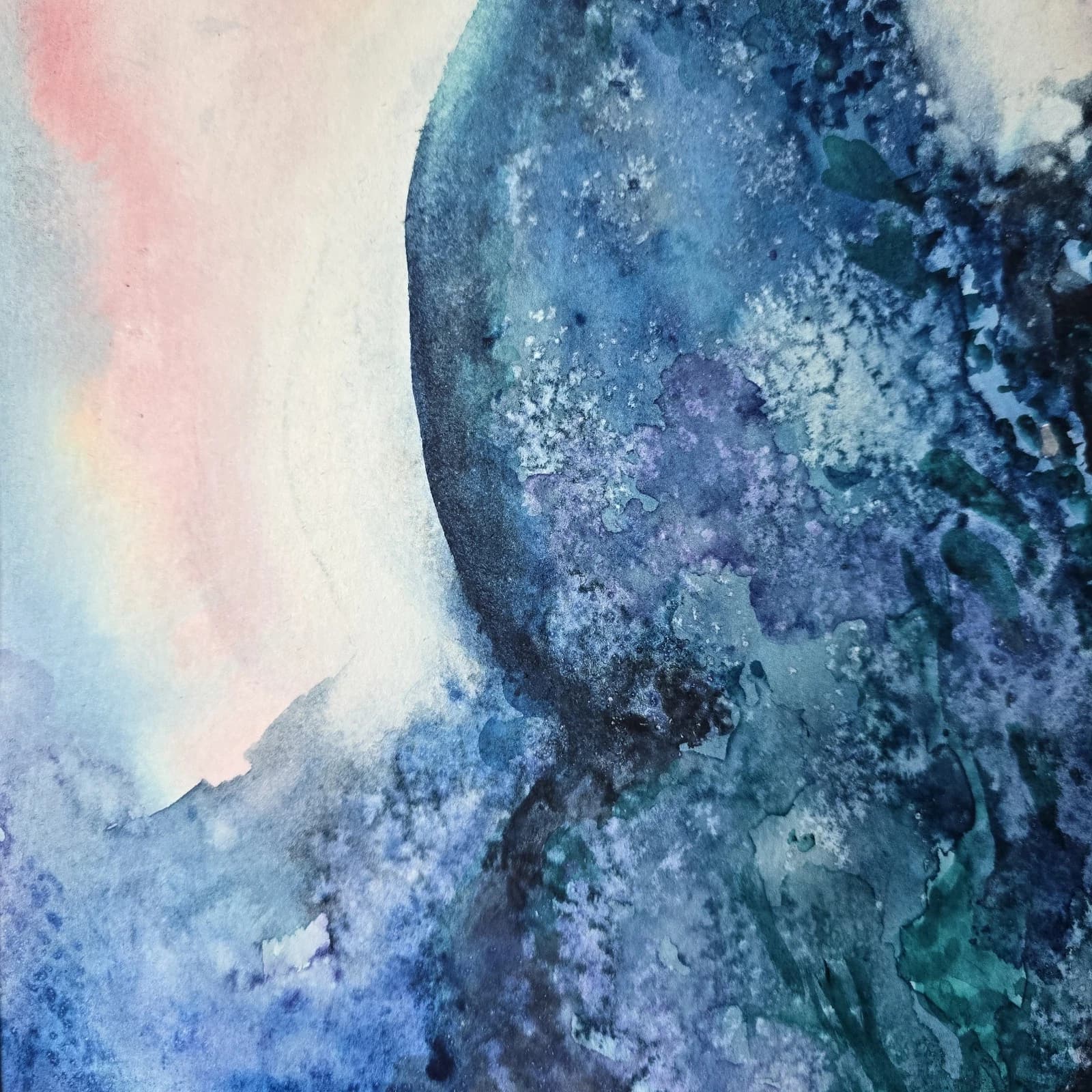 Peacock Wildlife Watercolour Painting Bird Framed thumbnail 11