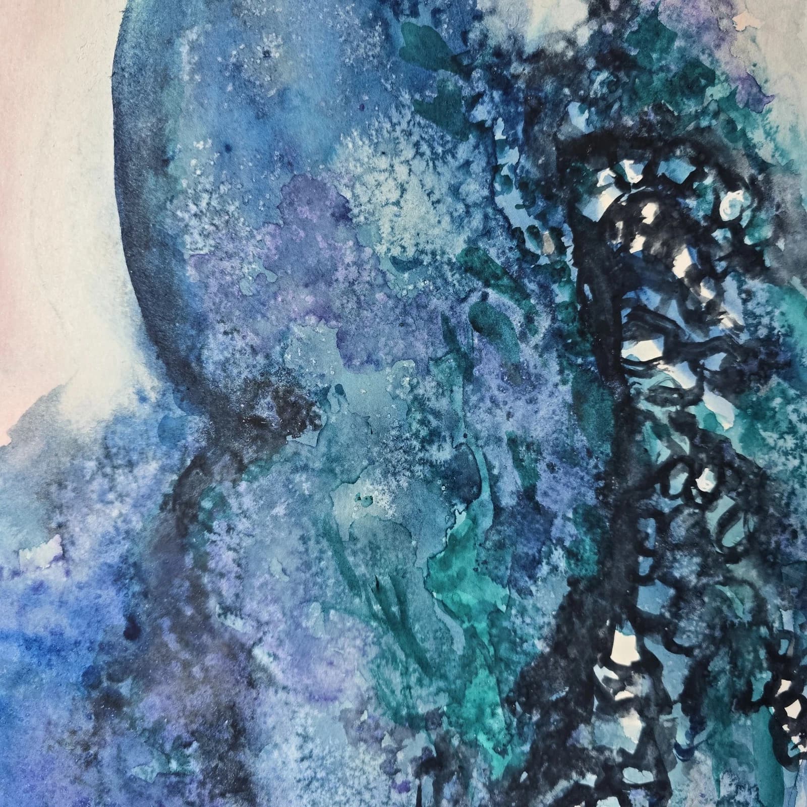 Peacock Wildlife Watercolour Painting Bird Framed thumbnail 12