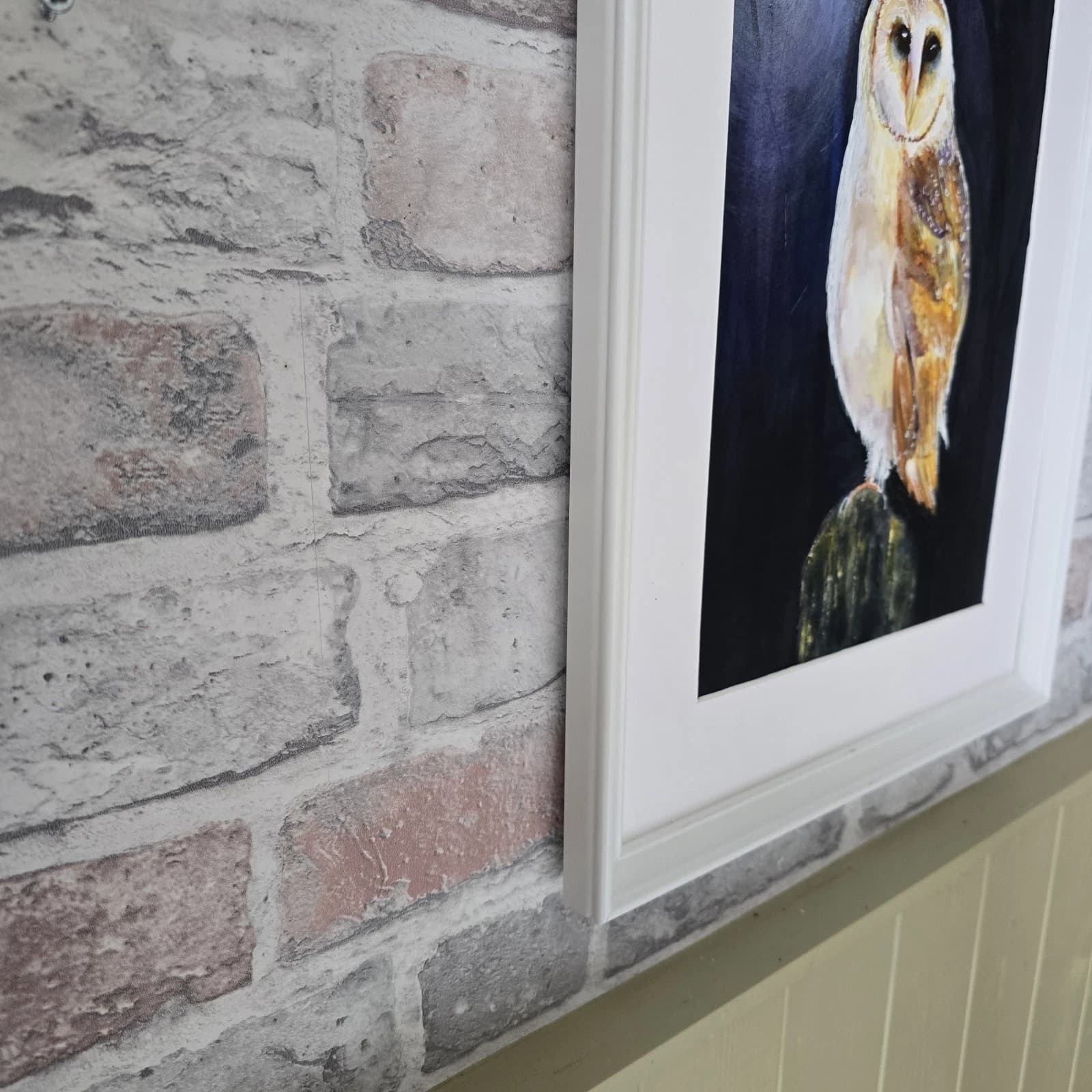 Watercolour Painting Barn Owl Bird Wildlife Art thumbnail 11